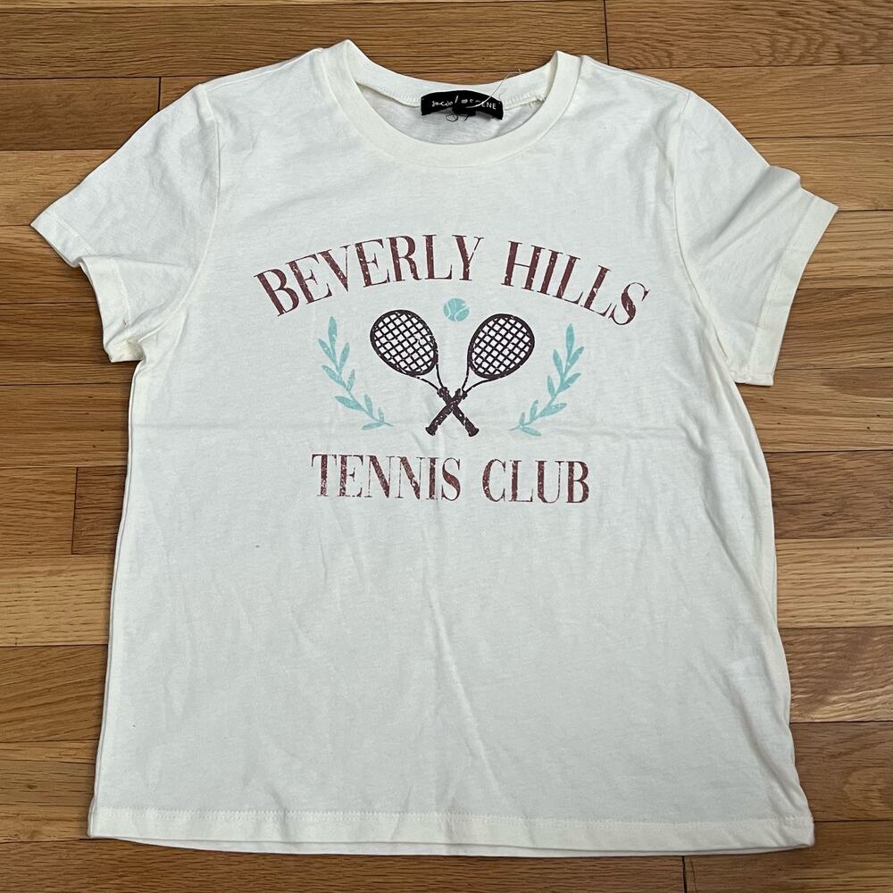 Social Scene Beverly Hills Tennis Club Tee - Size XS - NWOT